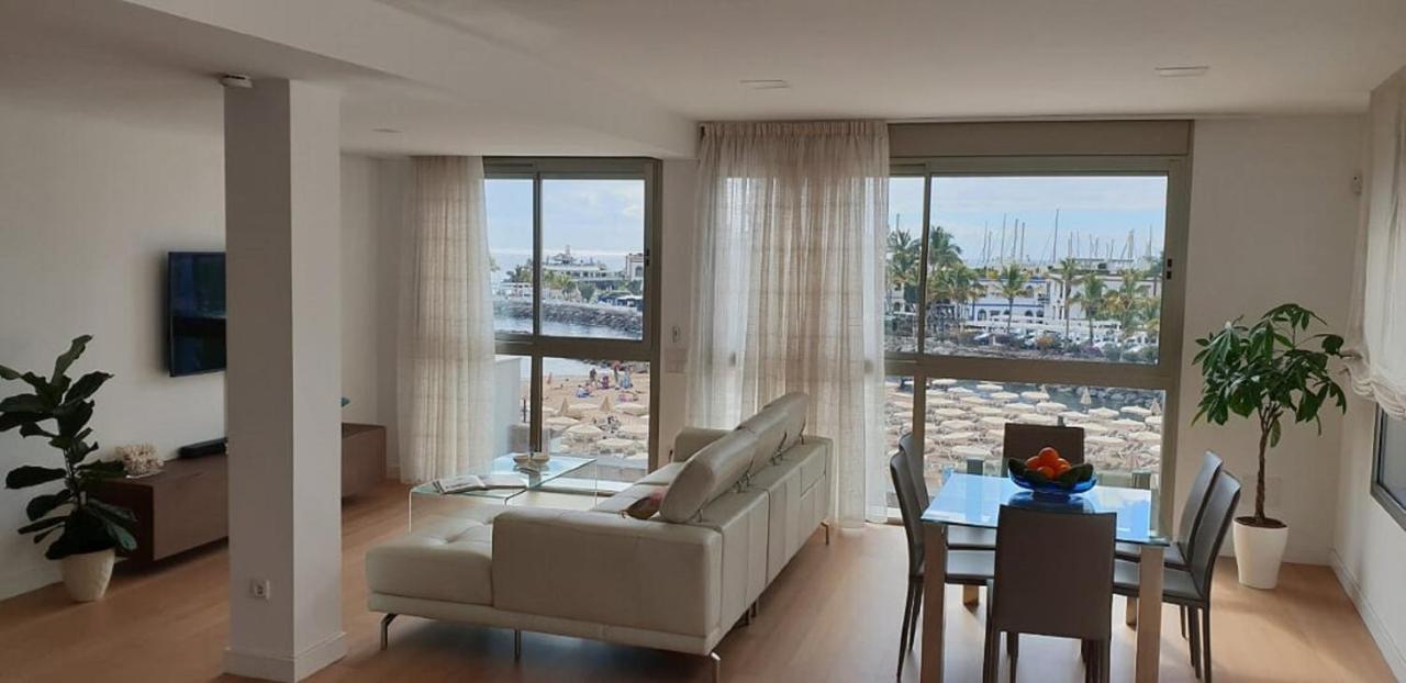 Beachfront Loft In Puerto De Mogan Ngoại thất bức ảnh